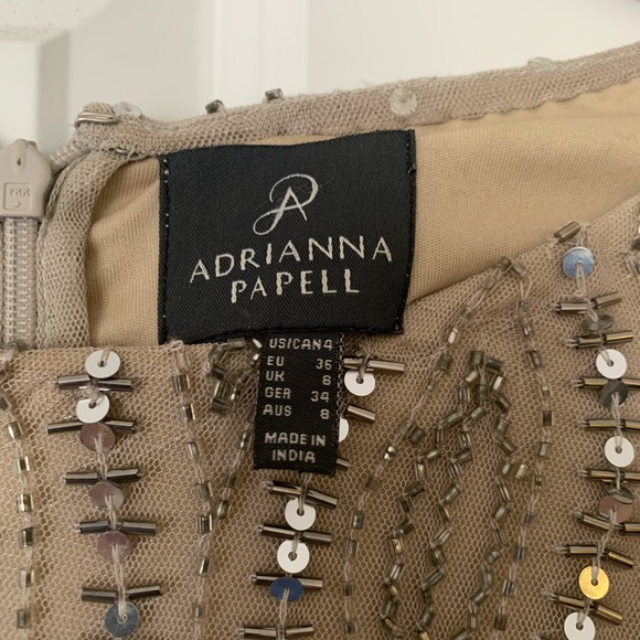 Adrianna Papell Long Sleeve Sequin Dress - Picture 4 of 6